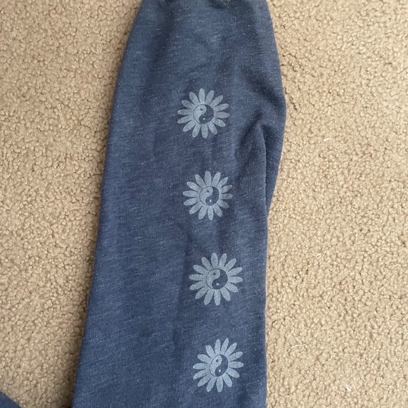 American Eagle Cropped Blue Hoodie - Picture 3 of 4